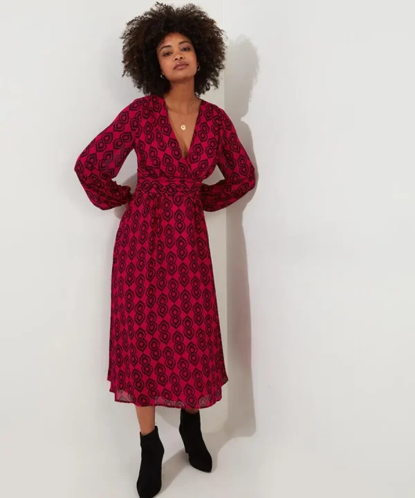 Store Joe Browns Tamzin Printed Dress Pink