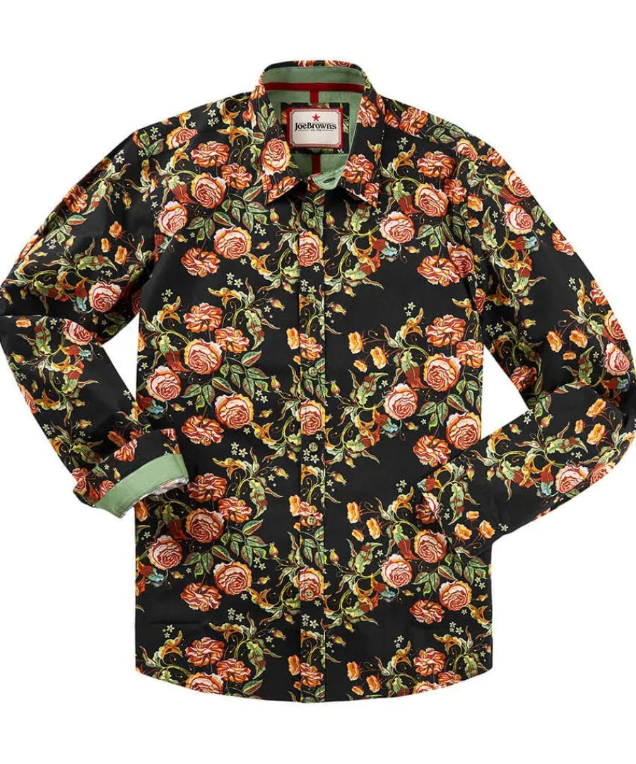 tapestry_floral_shirt_0.webp Cheap Joe Browns Tapestry Floral Shirt Black