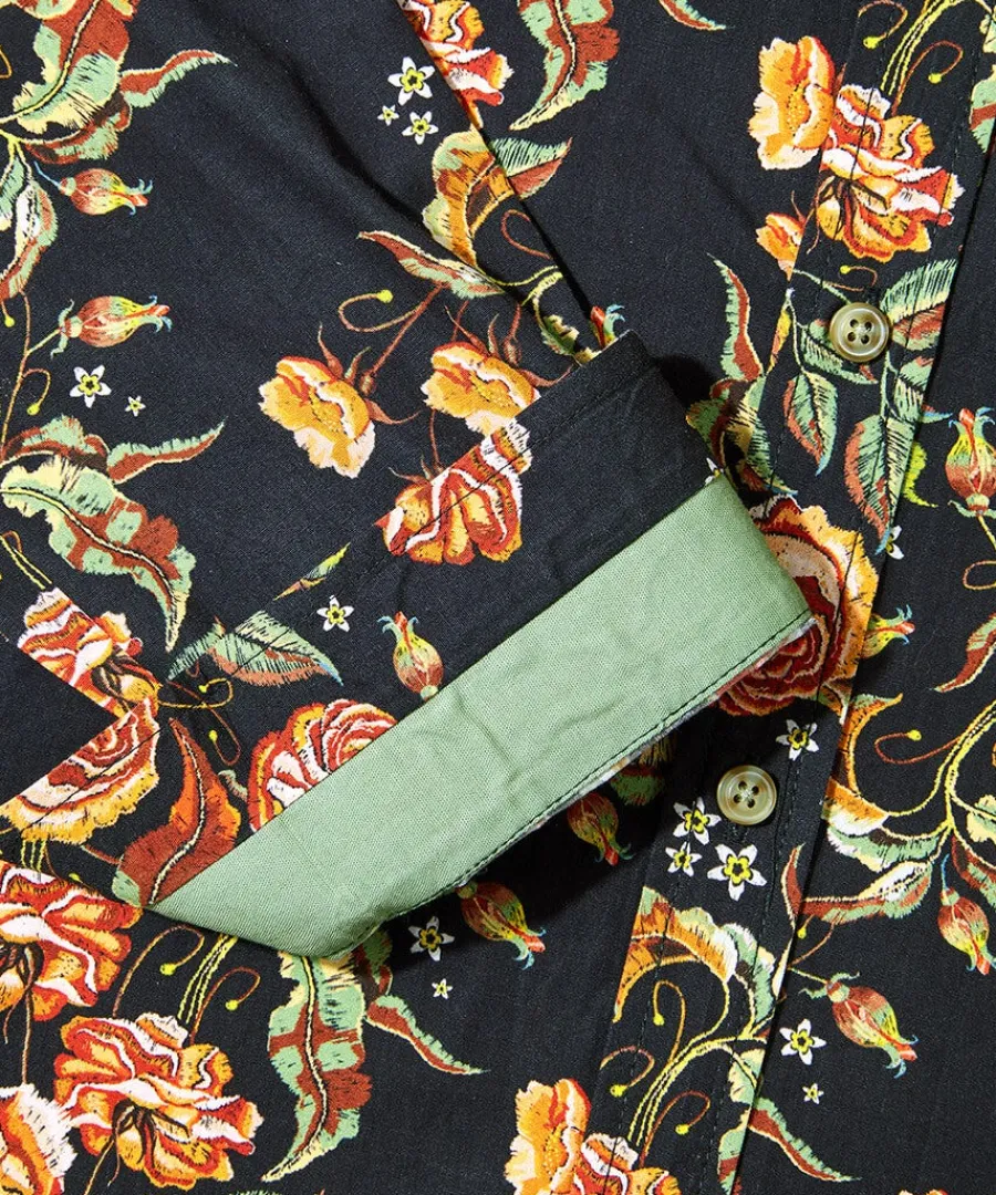 tapestry_floral_shirt_4.webp Cheap Joe Browns Tapestry Floral Shirt Black