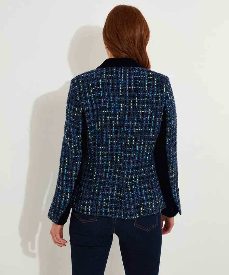 tiah_tweed_jacket_3.webp Cheap Joe Browns Tiah Tweed Jacket Blue