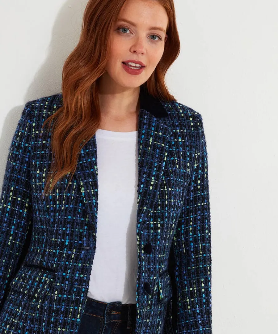 tiah_tweed_jacket_4.webp Cheap Joe Browns Tiah Tweed Jacket Blue