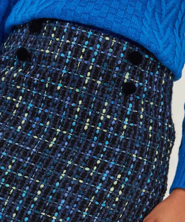 Flash Sale Joe Browns Tiah Tweed Skirt Blue