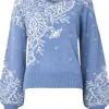 Fashion Joe Browns Tilly Paisley Jumper Blue