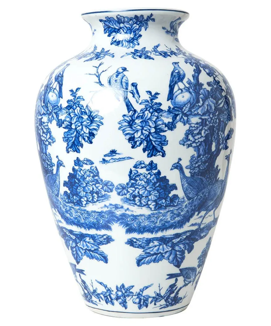 tranquillizing_tropical_b_0.webp Online Joe Browns Tranquillizing Tropical Bird Vase Blue