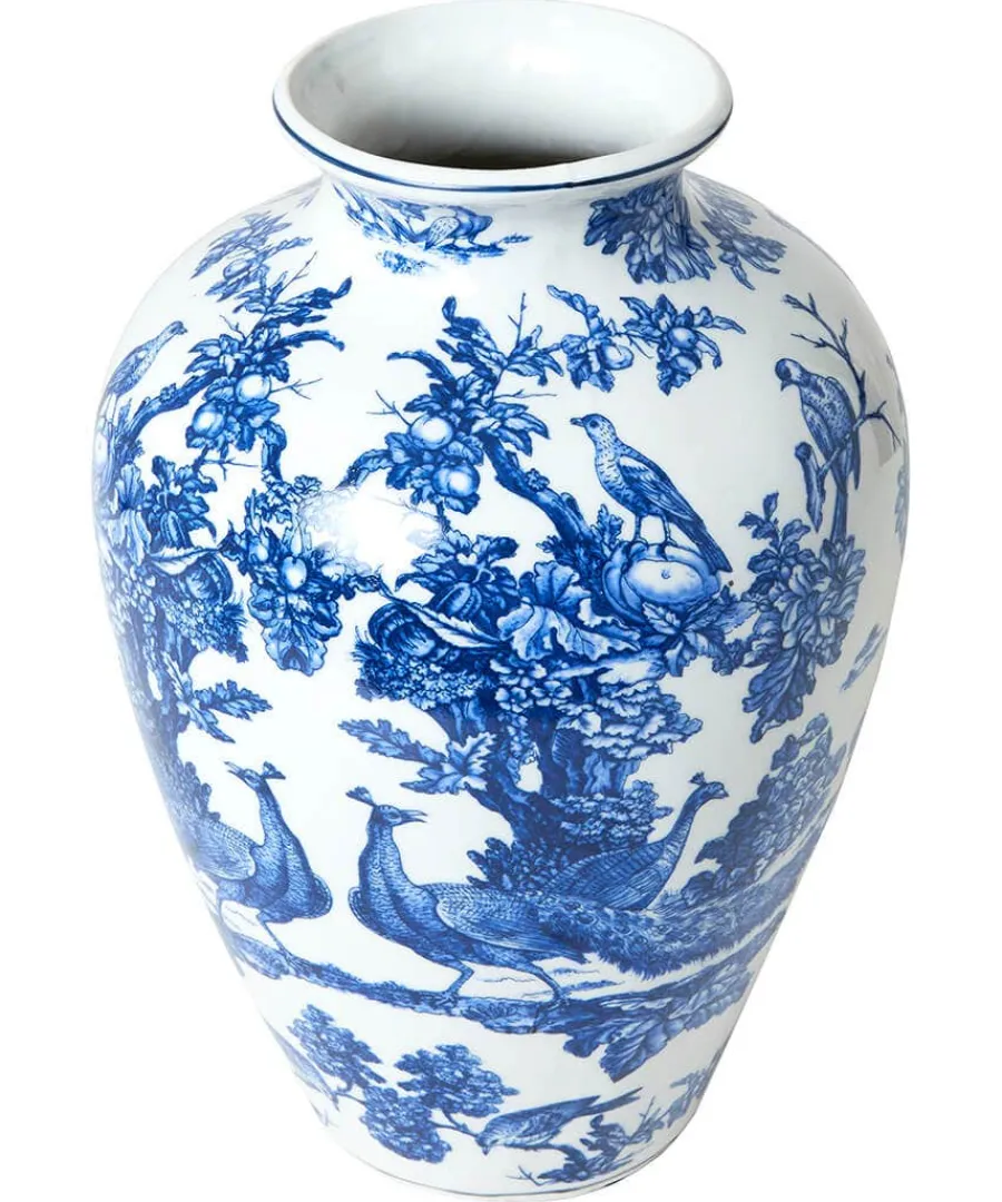 tranquillizing_tropical_b_1.webp Online Joe Browns Tranquillizing Tropical Bird Vase Blue