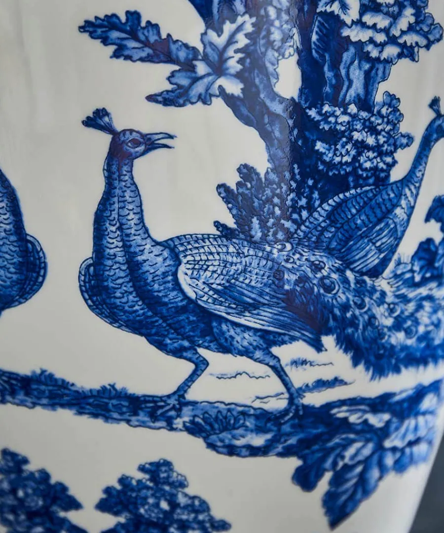 tranquillizing_tropical_b_2.webp Online Joe Browns Tranquillizing Tropical Bird Vase Blue