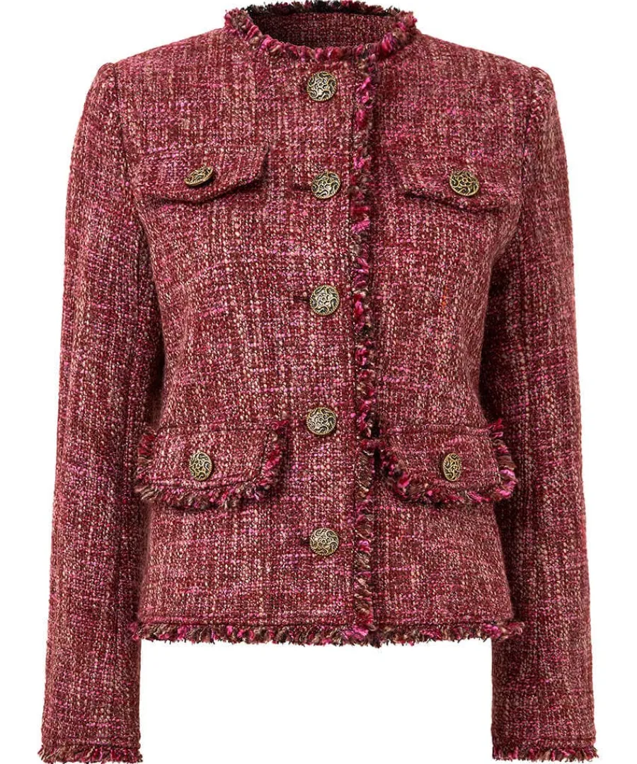 truly_tweed_jacket_0.webp Discount Joe Browns Truly Tweed Jacket Berry