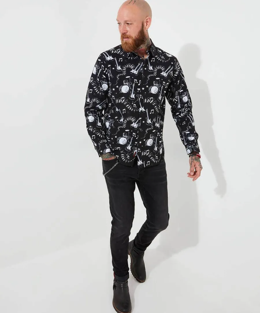 tune_time_shirt_2.webp Fashion Joe Browns Tune Time Shirt Black