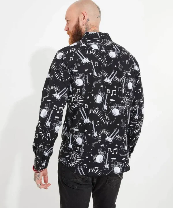 Fashion Joe Browns Tune Time Shirt Black