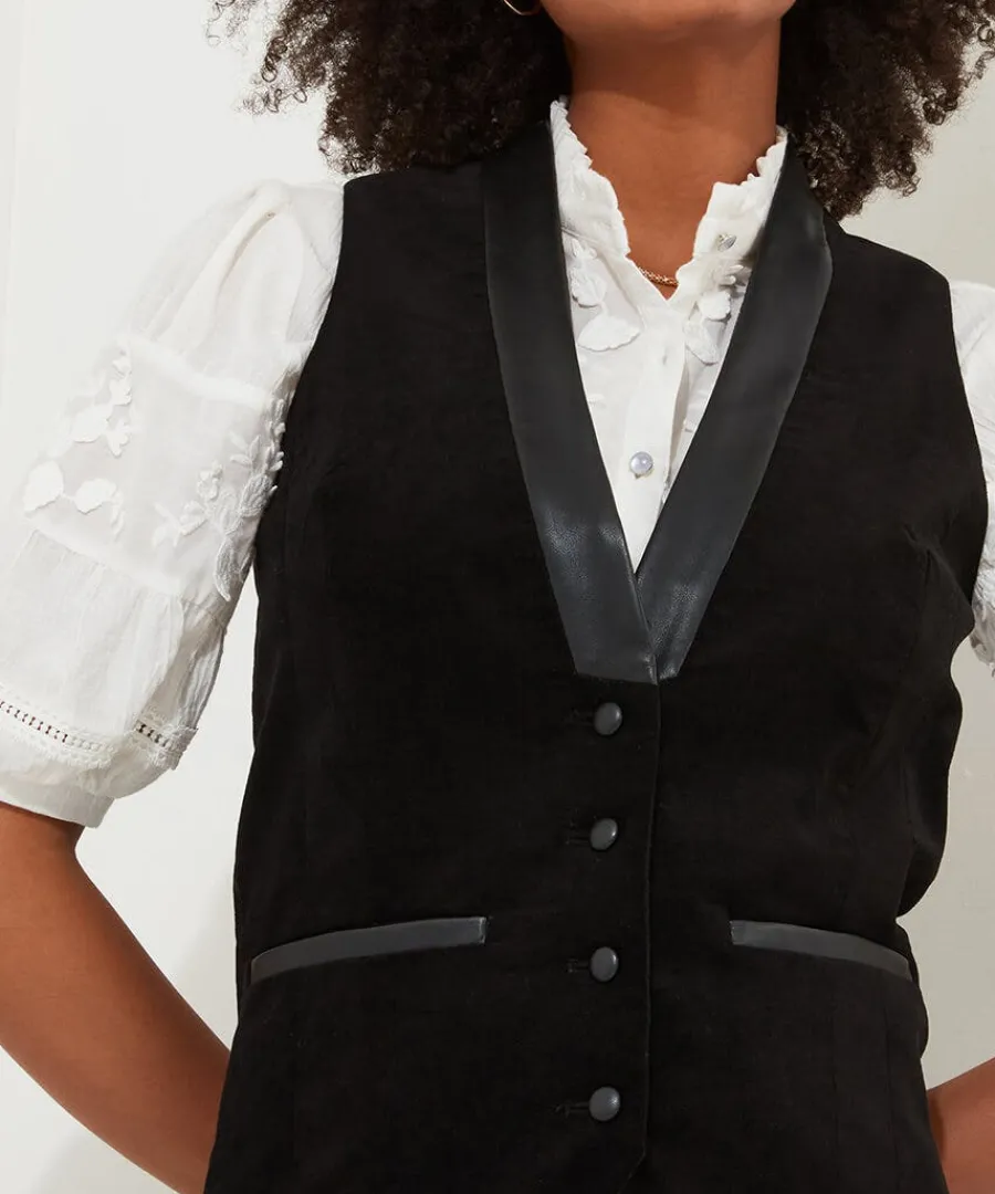 ultimate_black_velvet_wai_3.webp Online Joe Browns Ultimate Velvet Waistcoat Black