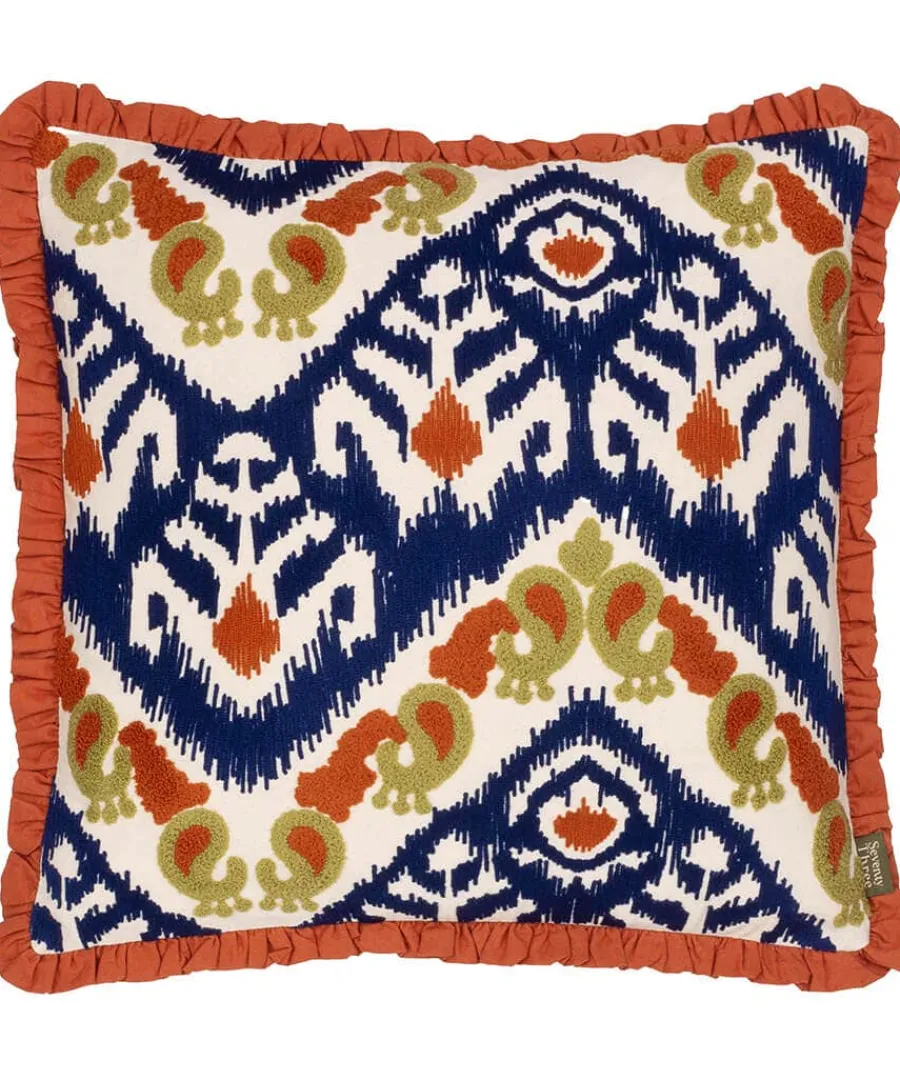 unbound_wanderer_frill_cu_0.webp Clearance Joe Browns Unbound Wanderer Frill Cushion Amber