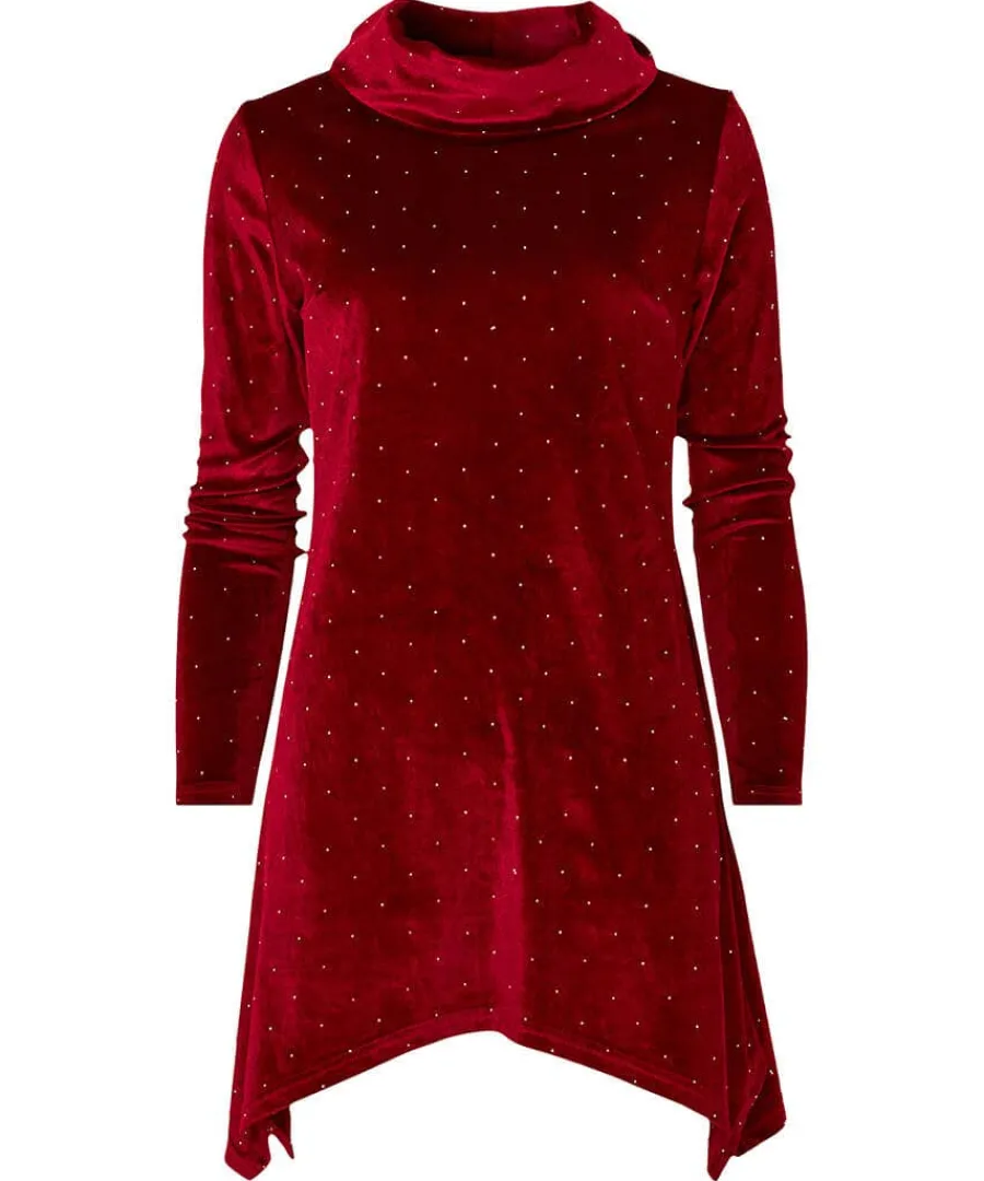 very_velour_tunic_0.webp Clearance Joe Browns Very Velour Tunic Berry