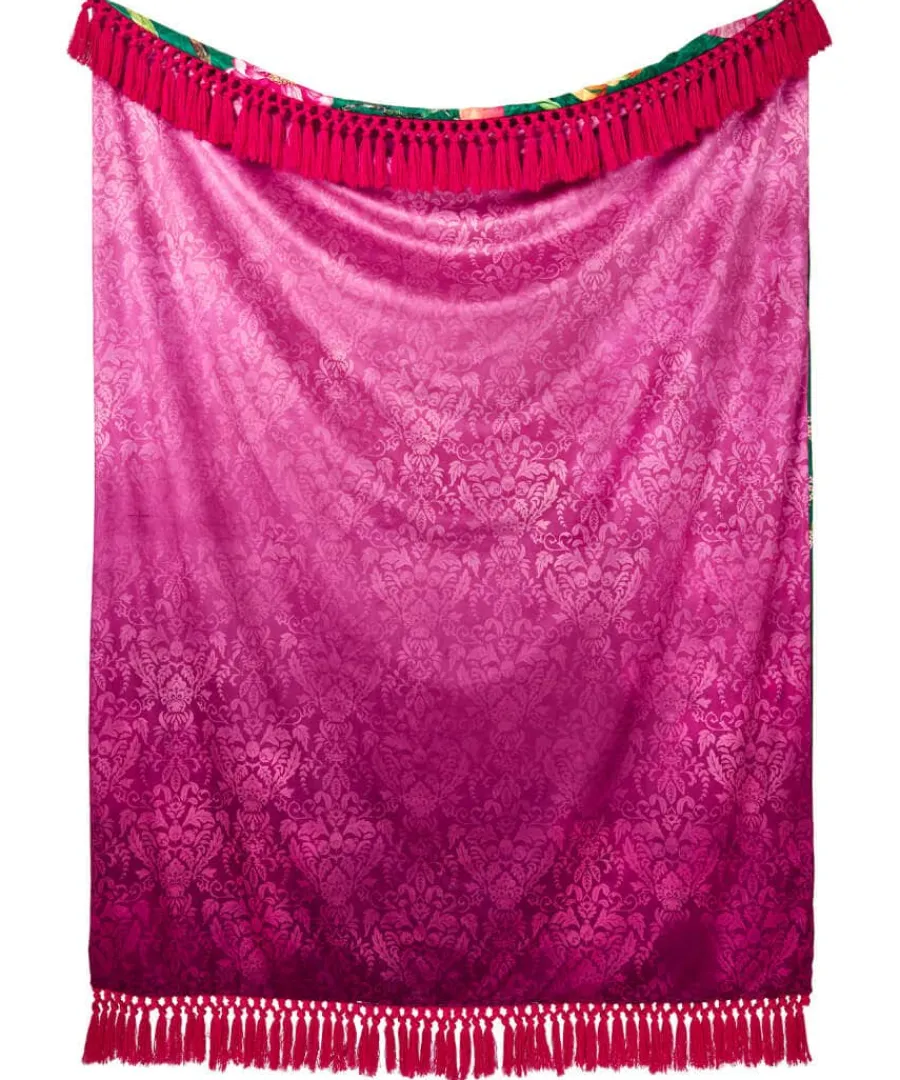 victoriana_vibrant_revers_1.webp Sale Joe Browns Victoriana Vibrant Reversible Throw Green
