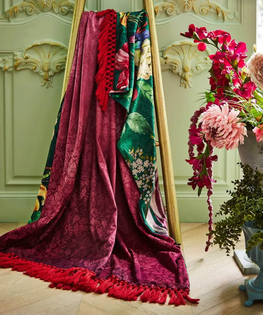 victoriana_vibrant_revers_3.webp Sale Joe Browns Victoriana Vibrant Reversible Throw Green