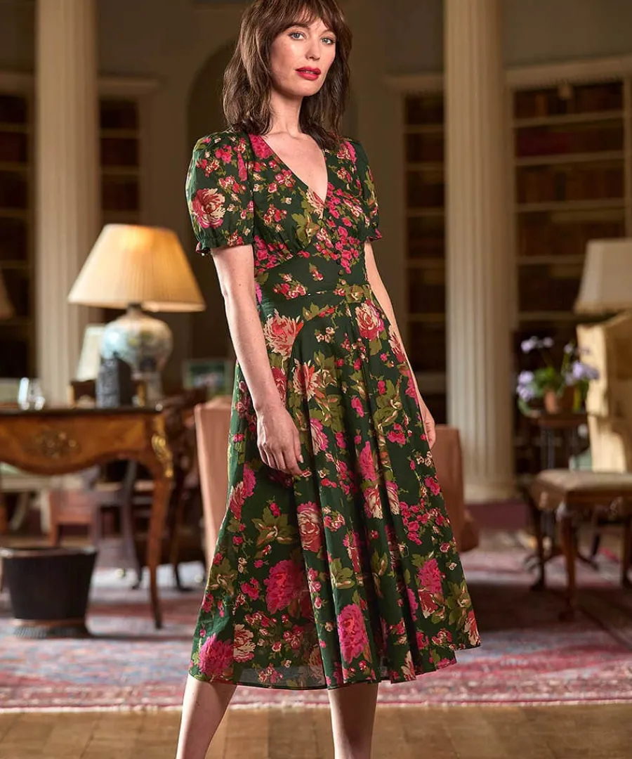 vintage_dreams_dress_1.webp Discount Joe Browns Vintage Dreams Dress Green