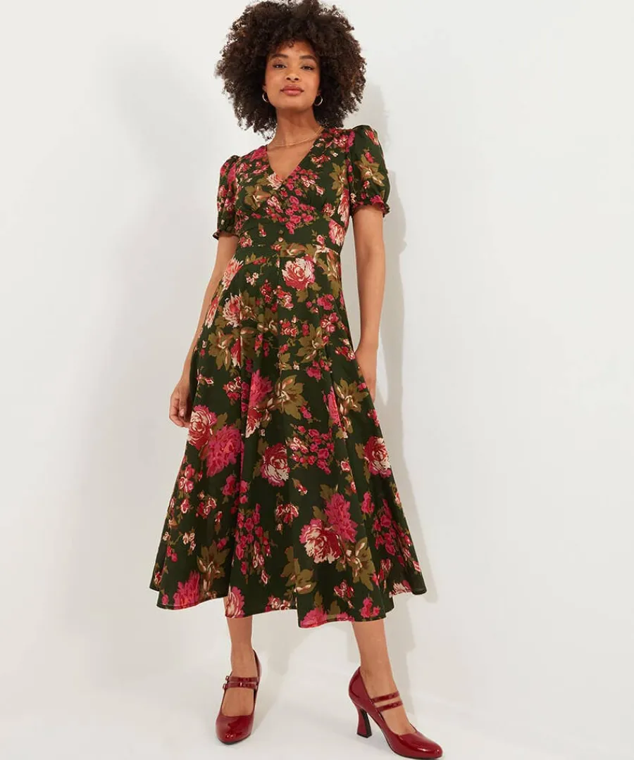 vintage_dreams_dress_2.webp Discount Joe Browns Vintage Dreams Dress Green