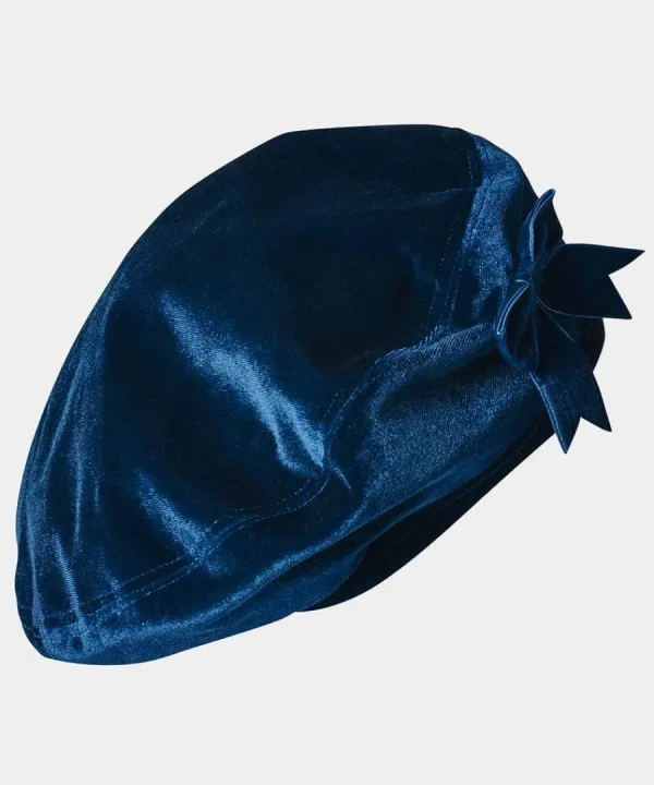 Online Joe Browns Vintage Luxe Velvet Beret Dark Teal