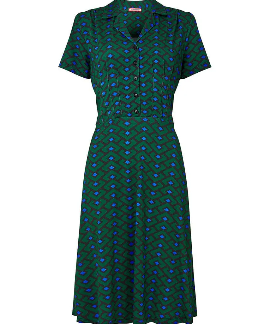 vintage_vibes_jersey_dres_0.webp Cheap Joe Browns Vintage Vibes Jersey Dress Green