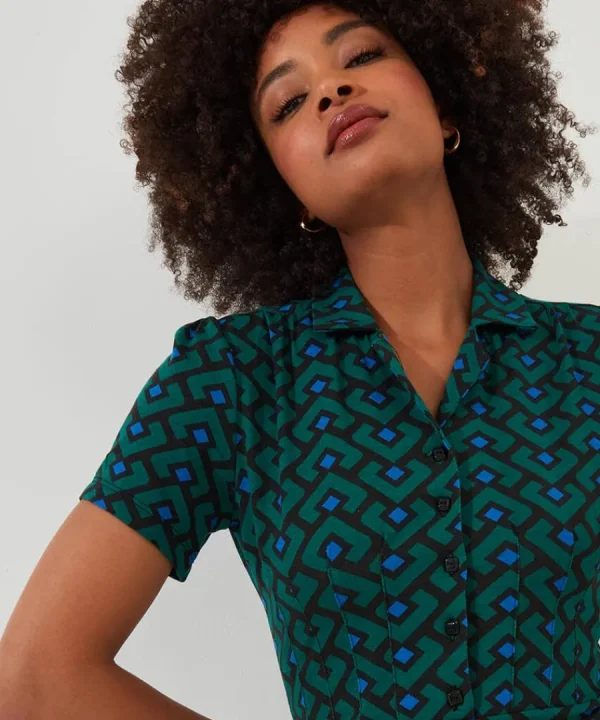 Cheap Joe Browns Vintage Vibes Jersey Dress Green