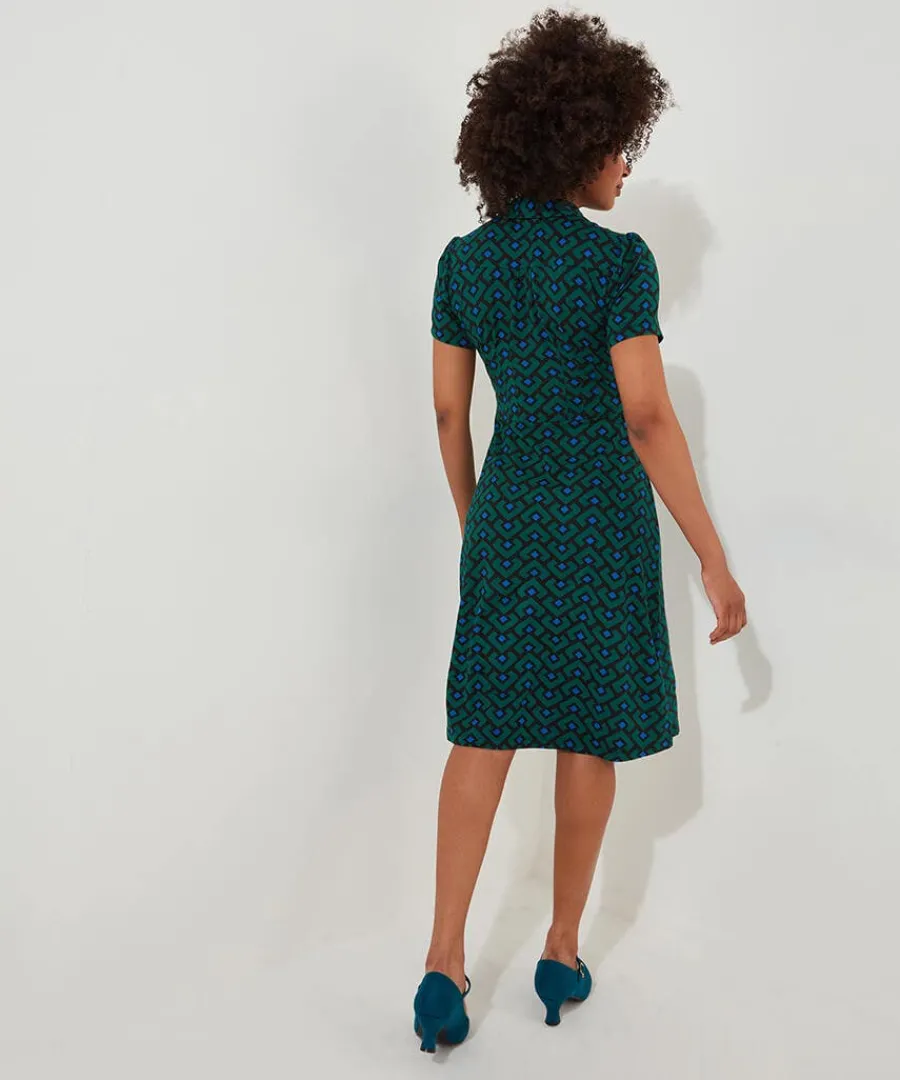 vintage_vibes_jersey_dres_4.webp Cheap Joe Browns Vintage Vibes Jersey Dress Green