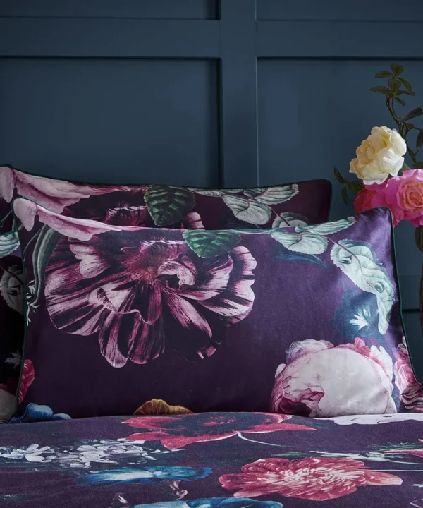 Clearance Joe Browns Violet Bloom 100% Cotton Duvet Set Purple