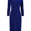 Cheap Joe Browns Vivian Stretch Velour Dress Blue