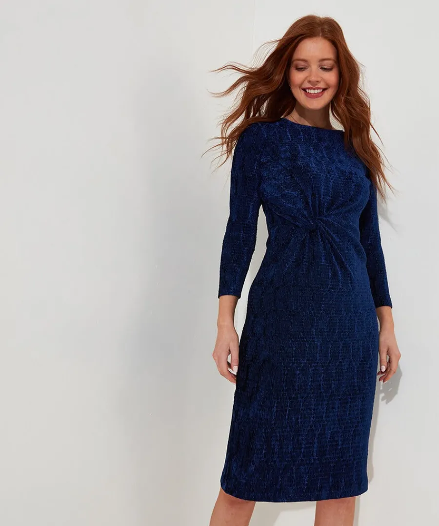 vivian_stretch_velour_dre_1.webp Cheap Joe Browns Vivian Stretch Velour Dress Blue