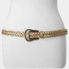 Online Joe Browns Western Shimmer Suede Belt Gold