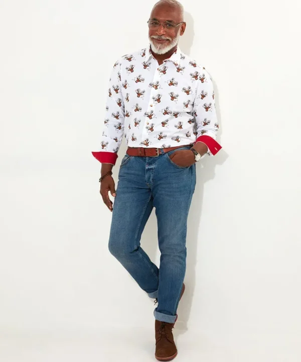Hot Joe Browns Wild At Heart Shirt White