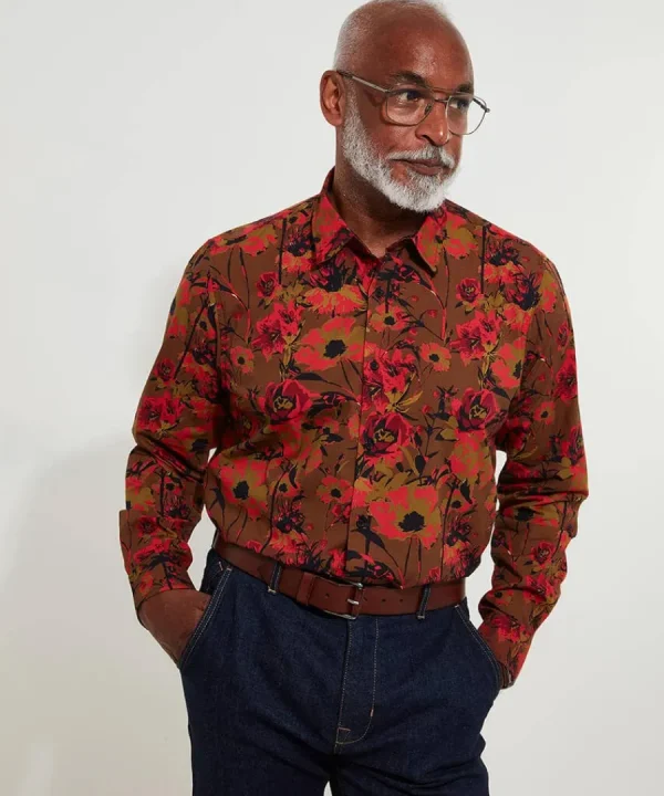Discount Joe Browns Wild Flower Shirt Toffee