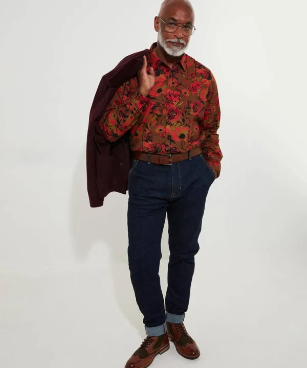 Discount Joe Browns Wild Flower Shirt Toffee