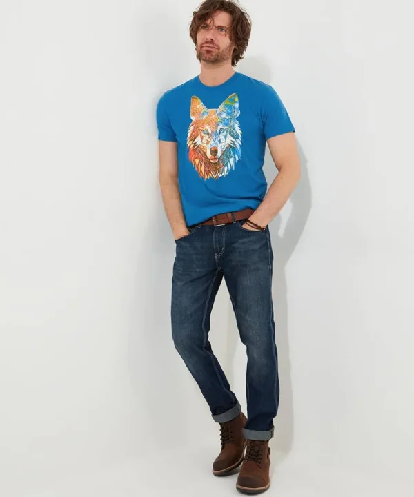 Store Joe Browns Wild Wolf Tee Blue