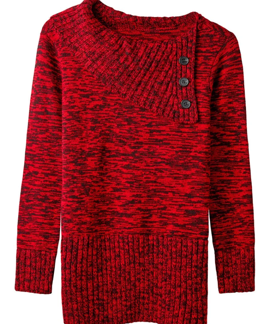 winter_nights_button_deta_0.webp Shop Joe Browns Winter Nights Button Detail Jumper Red