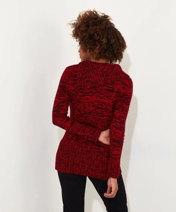 Shop Joe Browns Winter Nights Button Detail Jumper Red