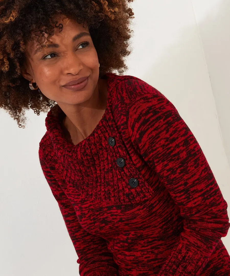 winter_nights_button_deta_3.webp Shop Joe Browns Winter Nights Button Detail Jumper Red