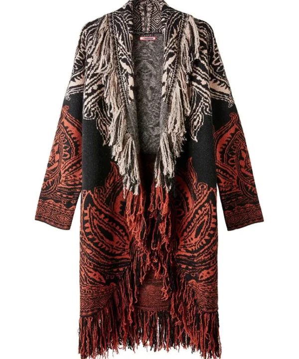 Cheap Joe Browns Winter Nights Fringed Cardigan Black