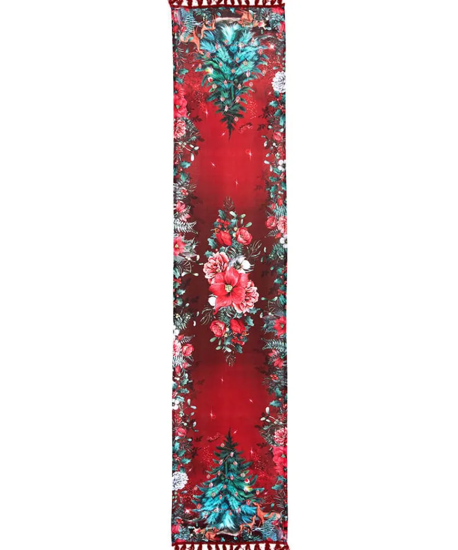 wondrous_woodland_christm_0.webp Store Joe Browns Wondrous Woodland Christmas Table Runner Red