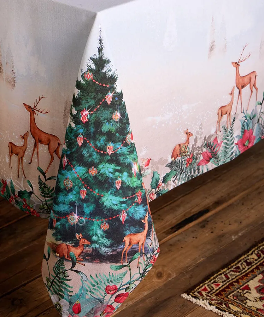 wondrous_woodland_christm_1-1.webp Online Joe Browns Wondrous Woodland Christmas Table Cloth Cream