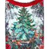 Clearance Joe Browns Wondrous Woodland Festive Throw Cream