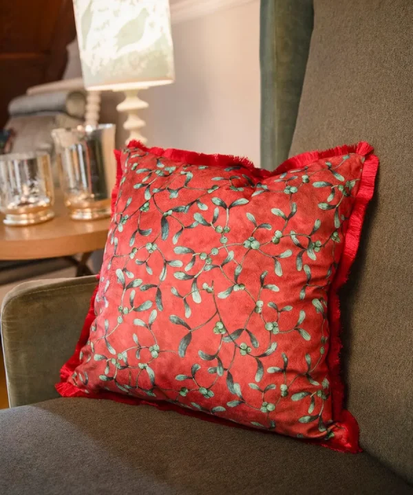 New Joe Browns Wondrous Woodland Festive Cushion Blue