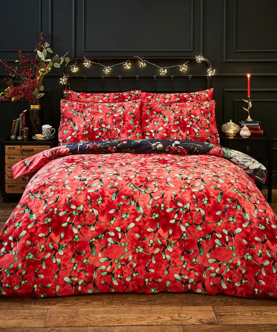 wondrous_woodland_festive_2.webp Store Joe Browns Wondrous Woodland Festive Reversible Duvet Set Blue