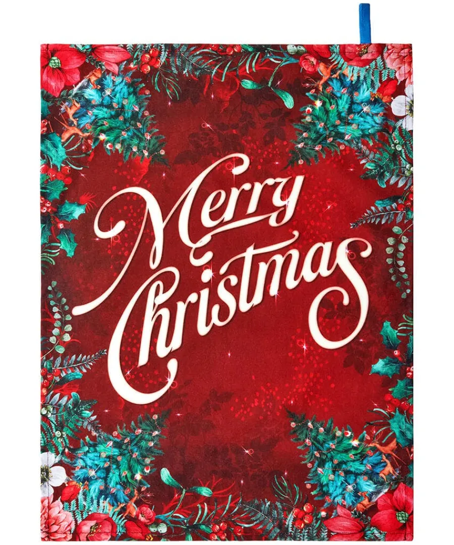 wondrous_woodland_pack_of_2.webp Store Joe Browns Wondrous Woodland Pack Of 3 Christmas Tea Towels Blue