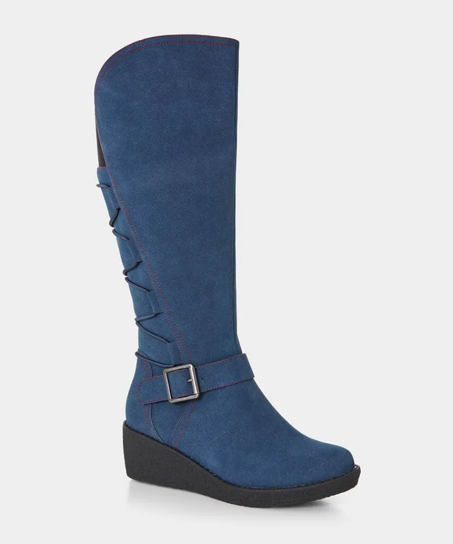 woodland_walk_tall_boots_1.webp Cheap Joe Browns Woodland Walk Tall Boots Blue