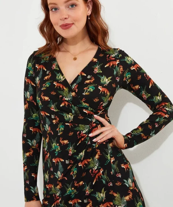 Online Joe Browns Woodland Wonder Jersey Dress Black