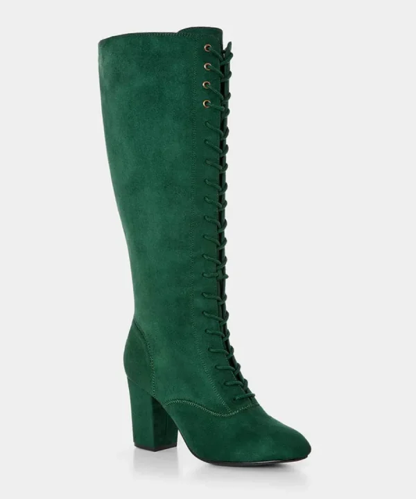 Best Joe Browns All The Glory Lace Up Boots Green