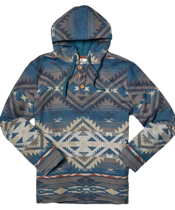 Hot Joe Browns Amazing Artisan Hood Blue / Green