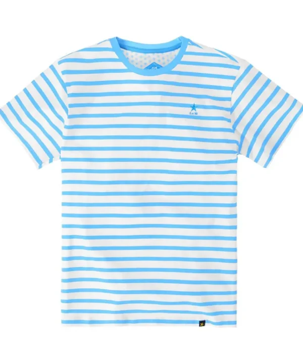 Cheap Joe Browns Beyond Basic Stripe Tee Pale Blue / Navy/ White / Red / White/Purple