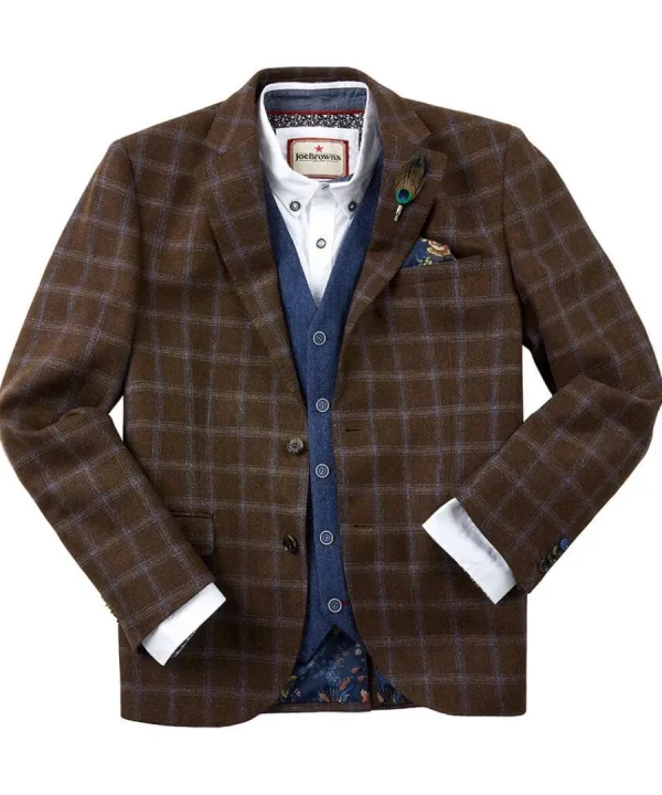 Discount Joe Browns Charming Check Blazer Brown