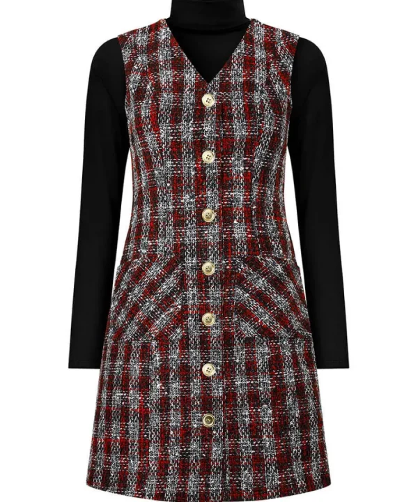 Cheap Joe Browns Check Pinafore Dress Multi