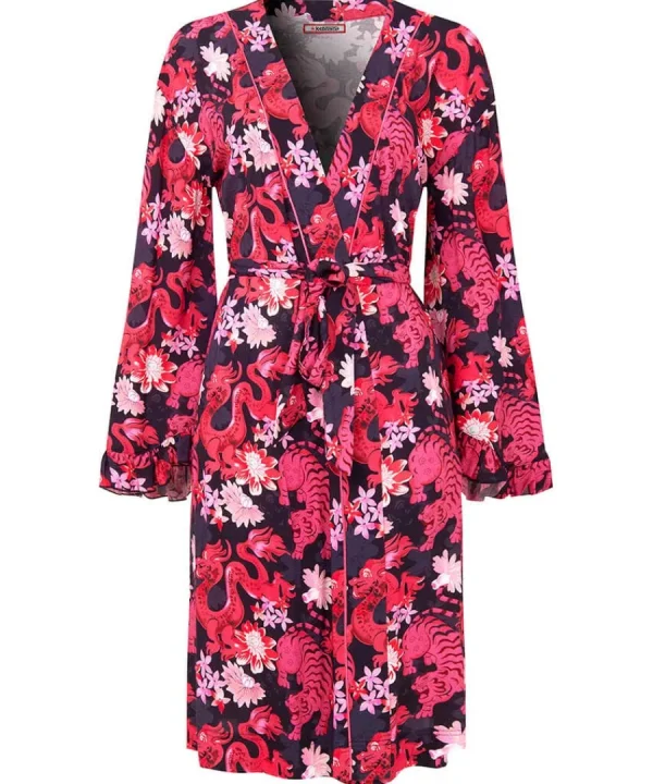 Best Sale Joe Browns Daring Dragon Dressing Gown Pink